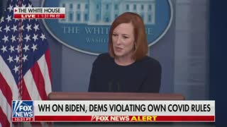 Doocy asks Psaki about Biden not wearing a mask inside D.C restaurant