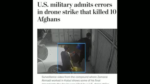 Biden’s drone attack kills Civilians and children