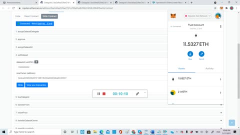 Ep21: Experiment 2 for the Datagold coin (how to sell a dataset)