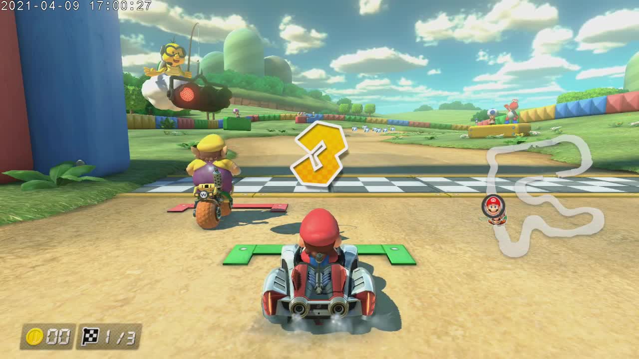 Mario Kart 8 Deluxe Switch Mario Part 42 Donut Plains 3
