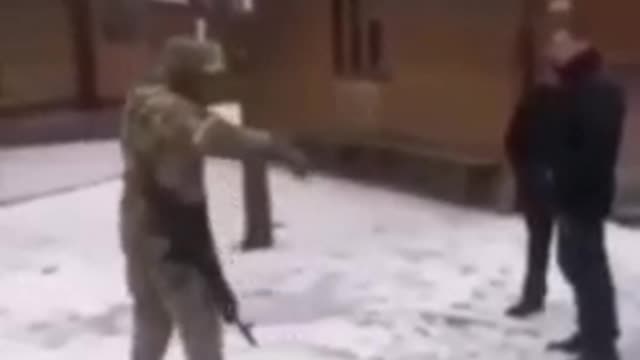 Somewhere in Ukraine, the Nazis attacked the Orthodox