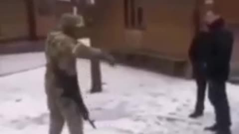 Somewhere in Ukraine, the Nazis attacked the Orthodox