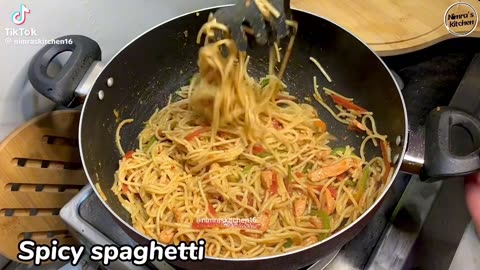 Yummy delicious spaghetti 🍝