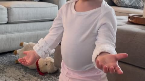 Funny baby moment