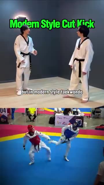 Taekwondo Cut Kick