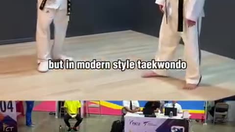 Taekwondo Cut Kick
