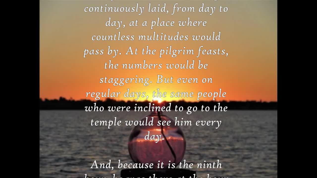 The Book of Acts 3:2 - Daily Bible Verse Commentary