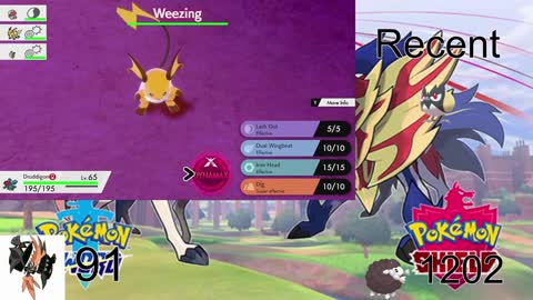 Shiny Palossand and Weezing Reaction