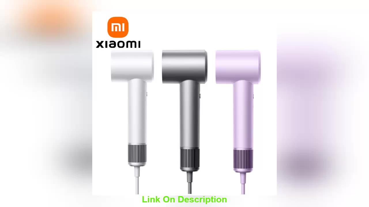 Deal XIAOMI MIJIA H501 dryer High Speed Anion 62m/s Surgi