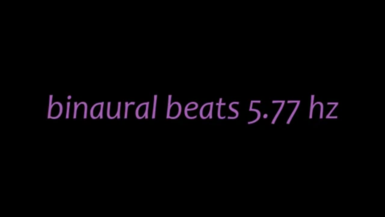 binaural beats 5 77 hz