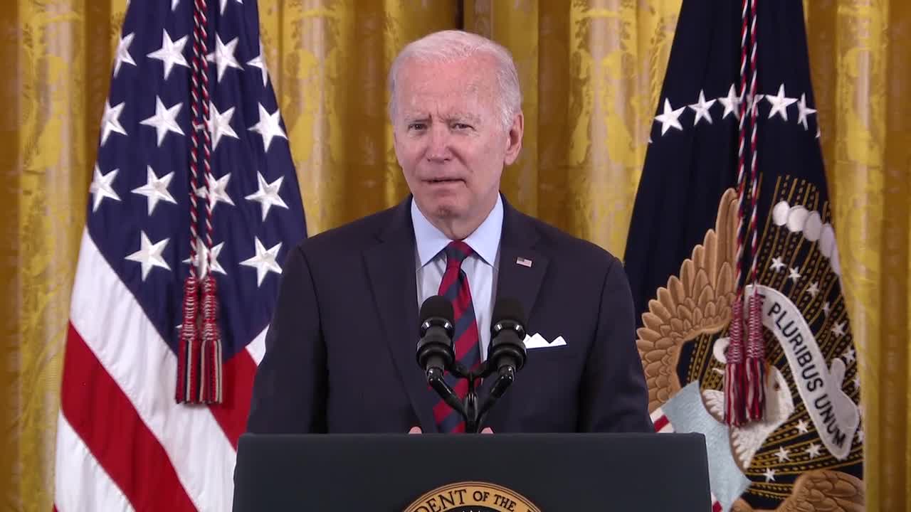 President & Dr. Biden host a reception and deliver remarks celebrating Pride Month in East Room.