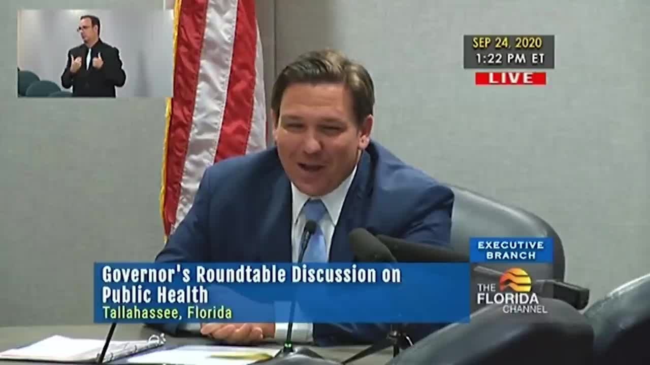 The reason governor desantis has made a good public health decision on covid response earlier on