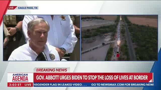 Texas Gov. Abbott says "many of these deaths could be prevented if Biden simply fully funded the Border Patrol Operation of the United States of America"