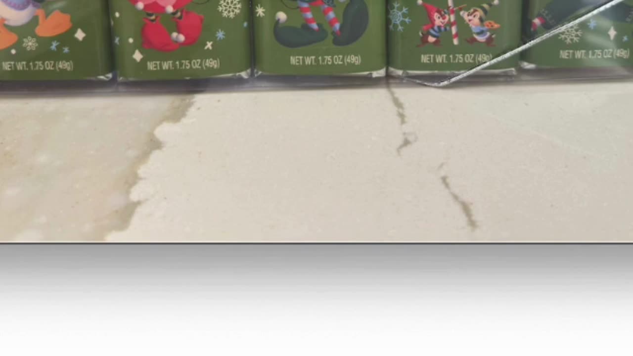 Disney Parks Mickey Mouse and Friends Christmas Chocolate Bar Set of 5 #shorts