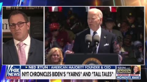 BIDEN LOVES TO TELL TALL TALES! WE CUT THEM DOWN TO SIZE!