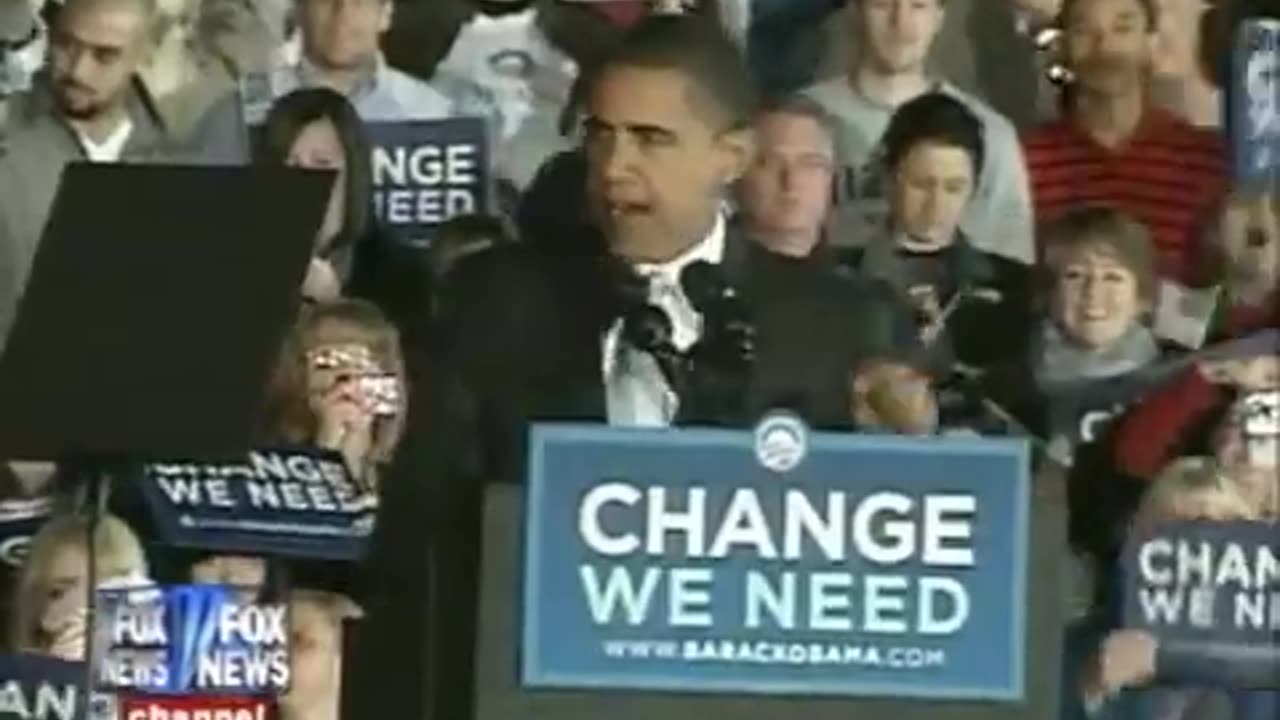 Obama: “We are 5 days away from fundamentally transforming the United States of America”