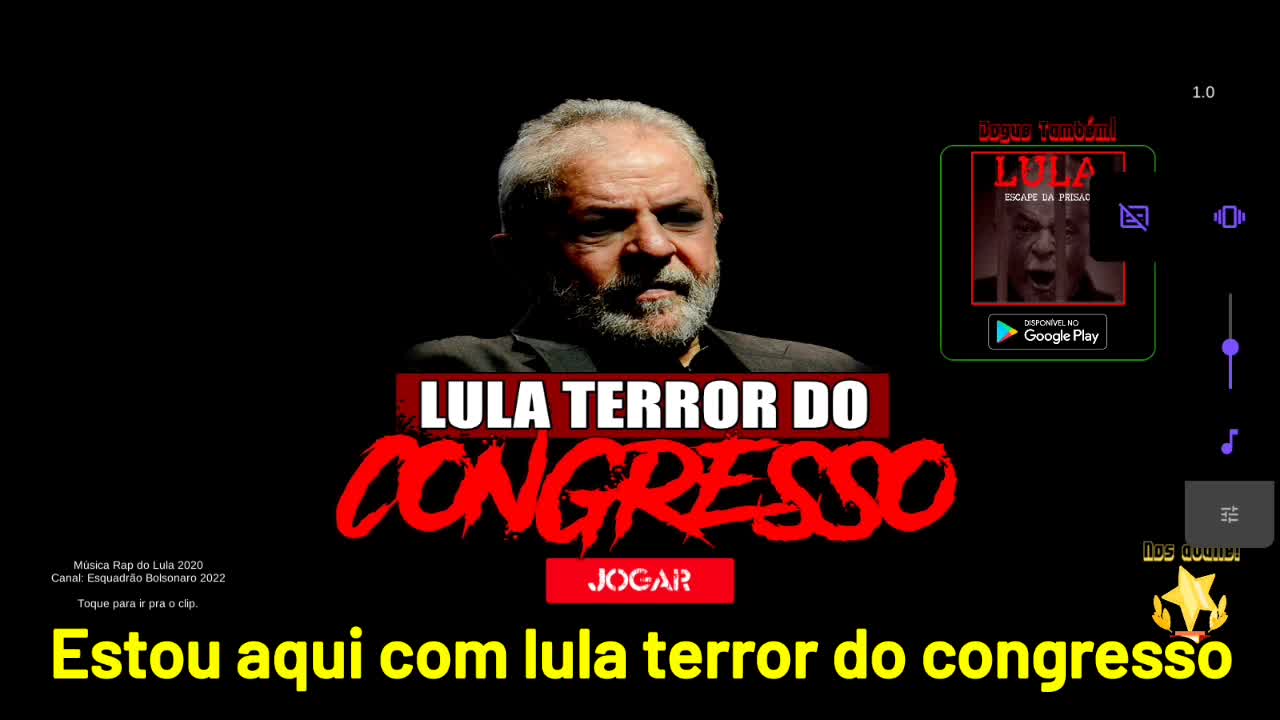 How not to play Lula terror of Congress ( Como não jogar Lula Terror do congresso)