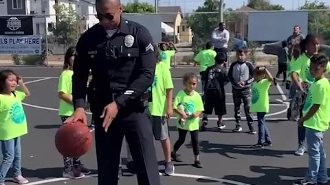Police Officer make impossible to possible in kids club