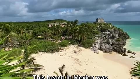 This beach in Mexico was voted the most beautiful in the world!!