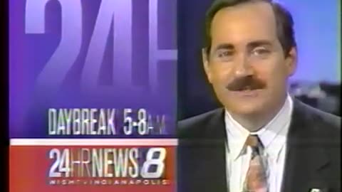 December 10, 1996 - Bumpers for David Barras Indianapolis 'Daybreak' & Network