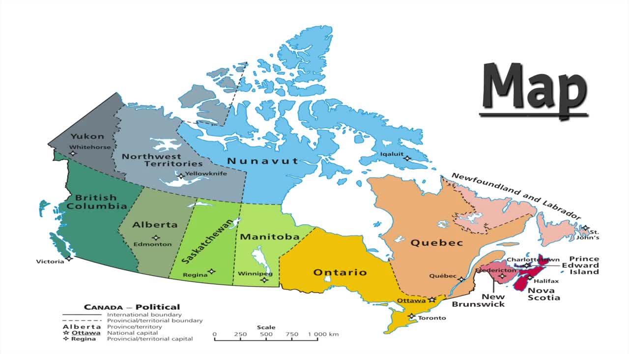 Canadá (Facts, Map, Currency, Cities, Symbols, etc.)