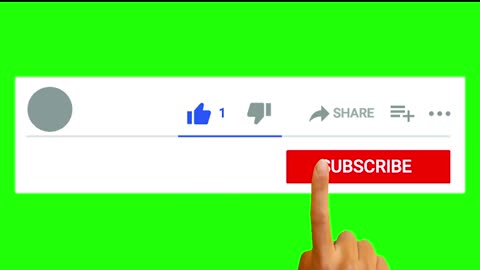 Subscribe Button || Green Screen Subscribe Button