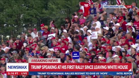WATCH: President Trump reads the snake poem at rally in Wellington, Ohio