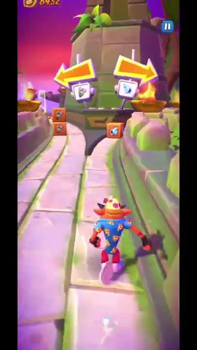Pizza Crash Skin Gameplay - Crash Bandicoot: On The Run! (S2 Running Outta Time Skin)