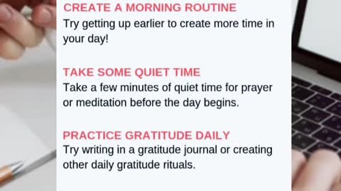 Daily Habits for Success