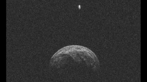 View of asteroid