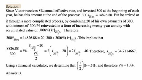 Exam FM exercise for February 9, 2022