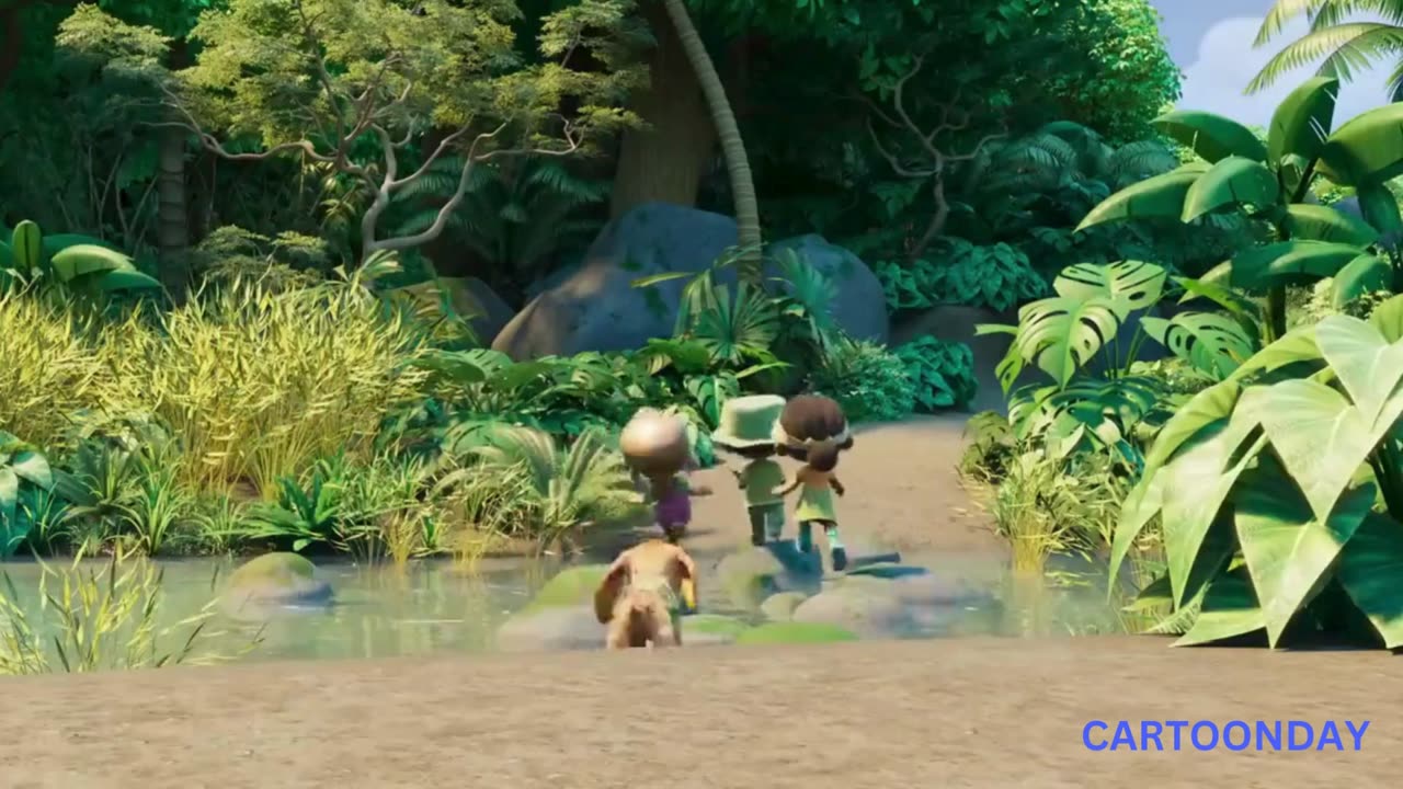MOST POPULAR KIDS CARTOON JUNGLE STORY MUNKI AND TRUNK