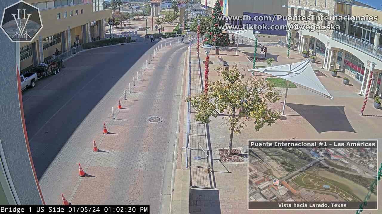 2024-01-05 - Puente Internacional 1 (viendo hacia Laredo, Texas)