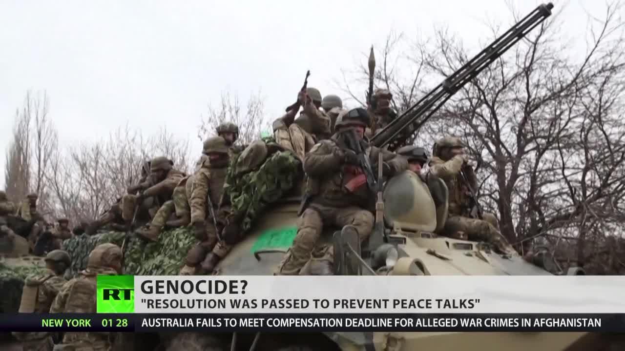 RT. Сanada labels Russia’s actions in Ukraine ‘genocide’