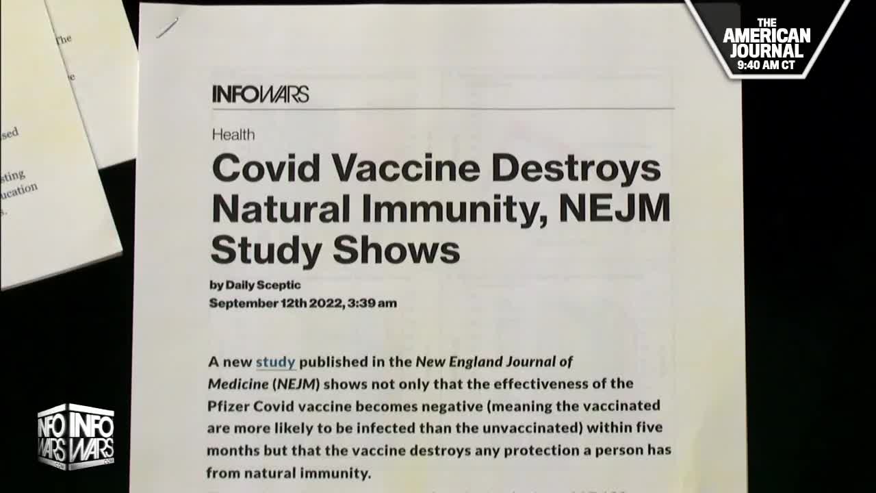 BREAKING Massive Study Shows Vaccine Up To 98 Times More Dangerous Than Covid