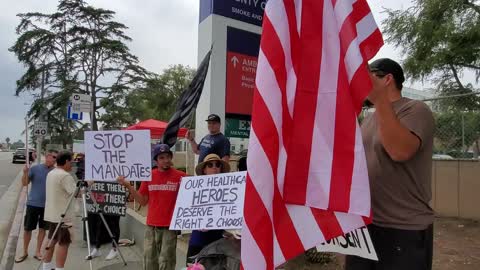 LA County Protest--No Vaccine Mandates