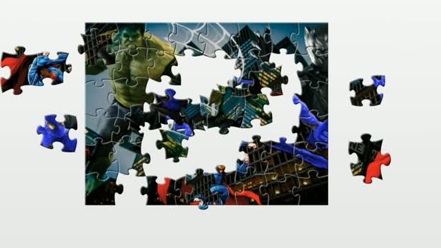 Puzzle. Marvel Heroes.