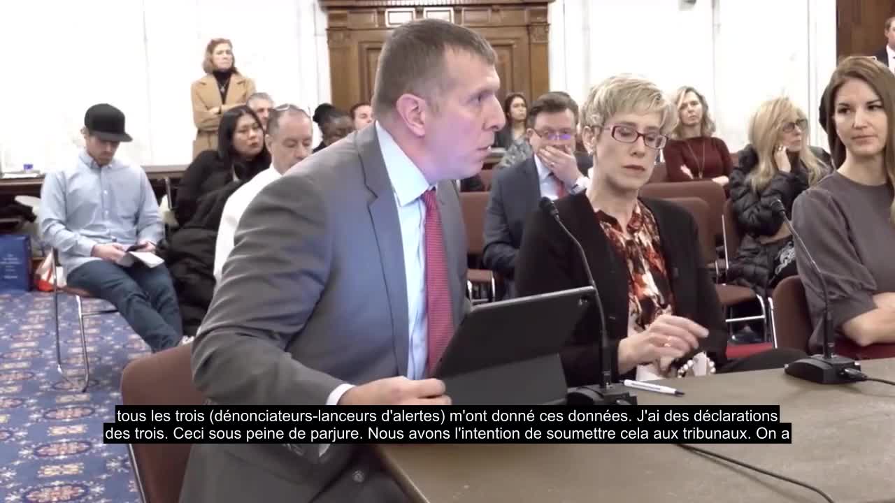 24 Jan.2022 - Corruption médicale présenté au Senator Ron Johnson aux US(sous-titre en français)