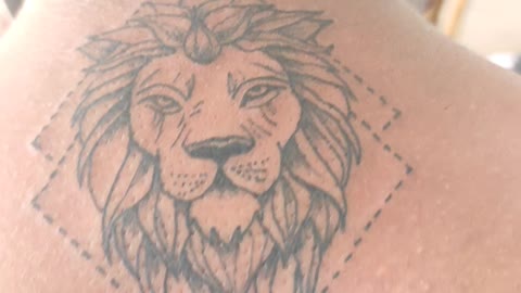 Loin Tattoo for Back Neck