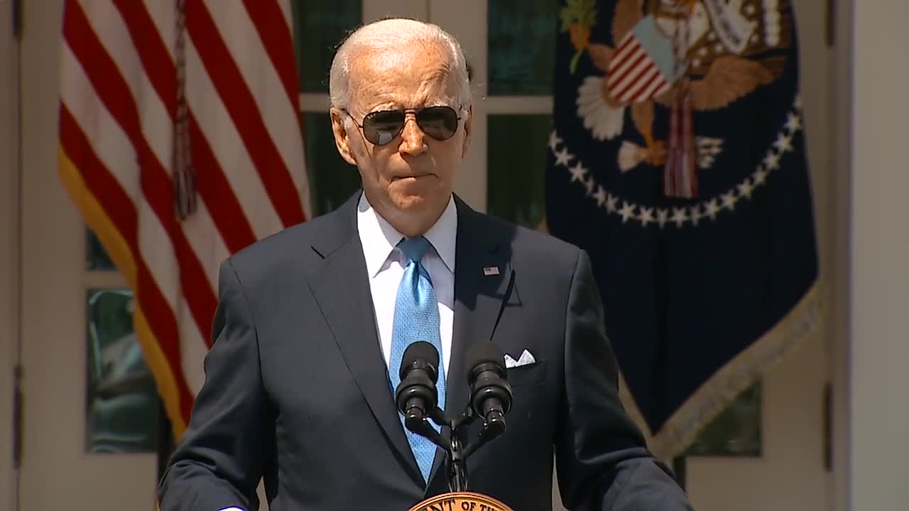 President Biden delivers remarks from the Rose Garden after testing negative for COVID-19