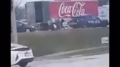 Coca Cola trailer filled with children being trafficked