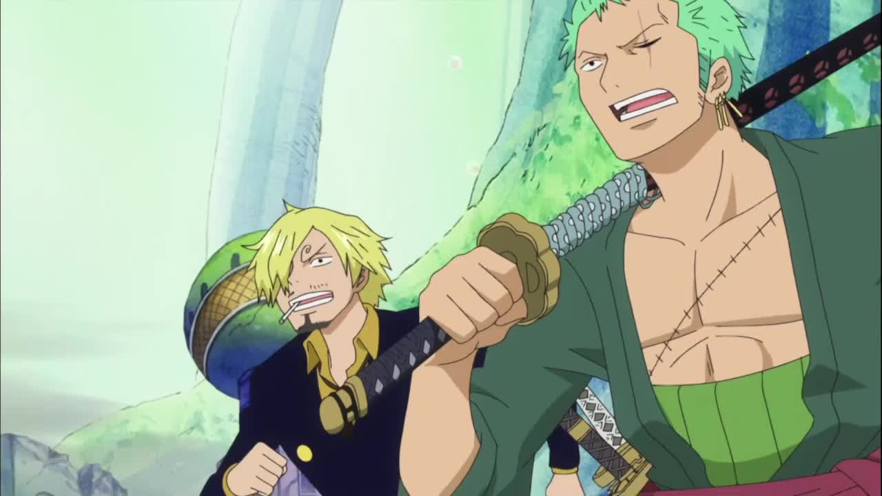 One Piece – Zoro and Sanji destroys PX-5