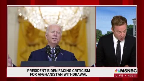 MSNBC’s Jonathan Lemire: Biden Is “The Face Of The Failure Of The Withdrawal”