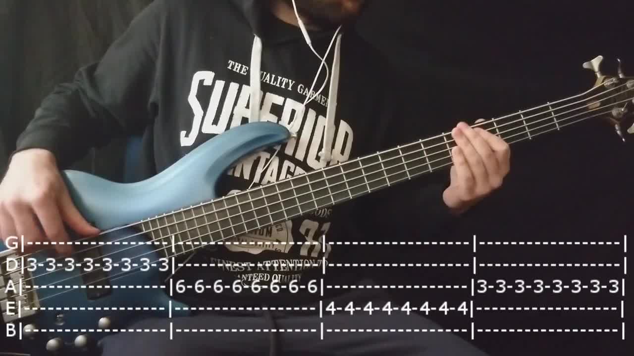 t.A.T.u. - All The Things She Said Bass Cover (Tabs)