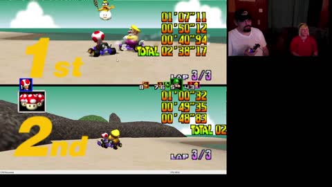 Mario Kart 64 ( With Sara from MeetMe ) Fun Retro Gaming P1