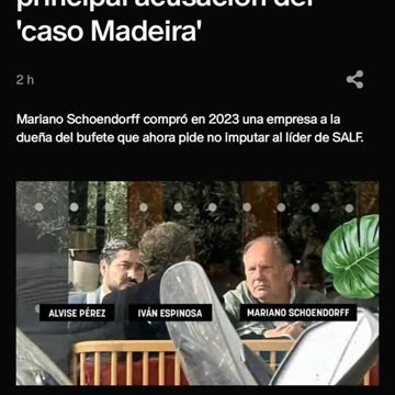 Un #empresario amigo de #Alvise tuvo negocios con la principal acusación del 'caso #Madeira'