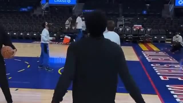 superstar playing basketball