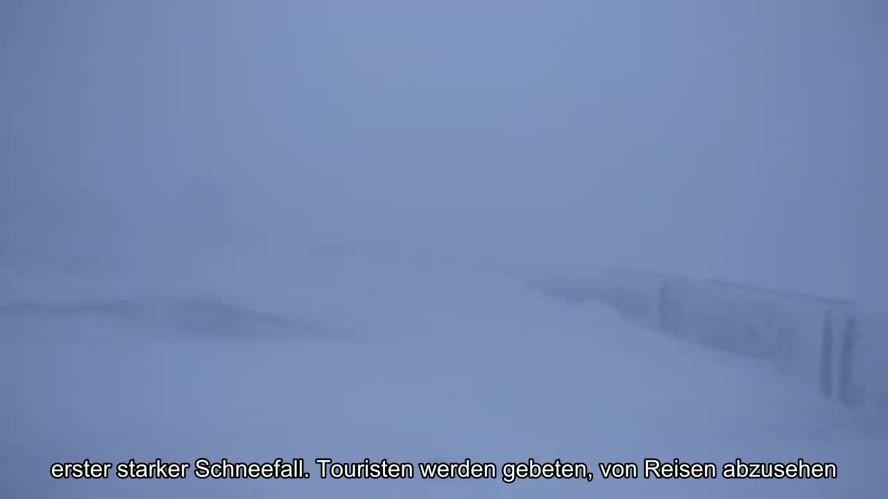 In den Karpaten gibt es im September Minustemperaturen und die ersten heftigen Schneefälle. Touris