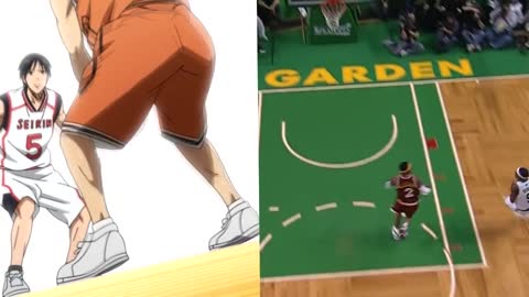 Anime and Real (Basketball) Kuroko no Basuke NBA