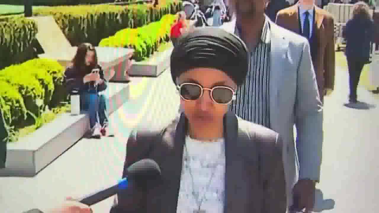 Ilhan Omar at Columbia University riots!